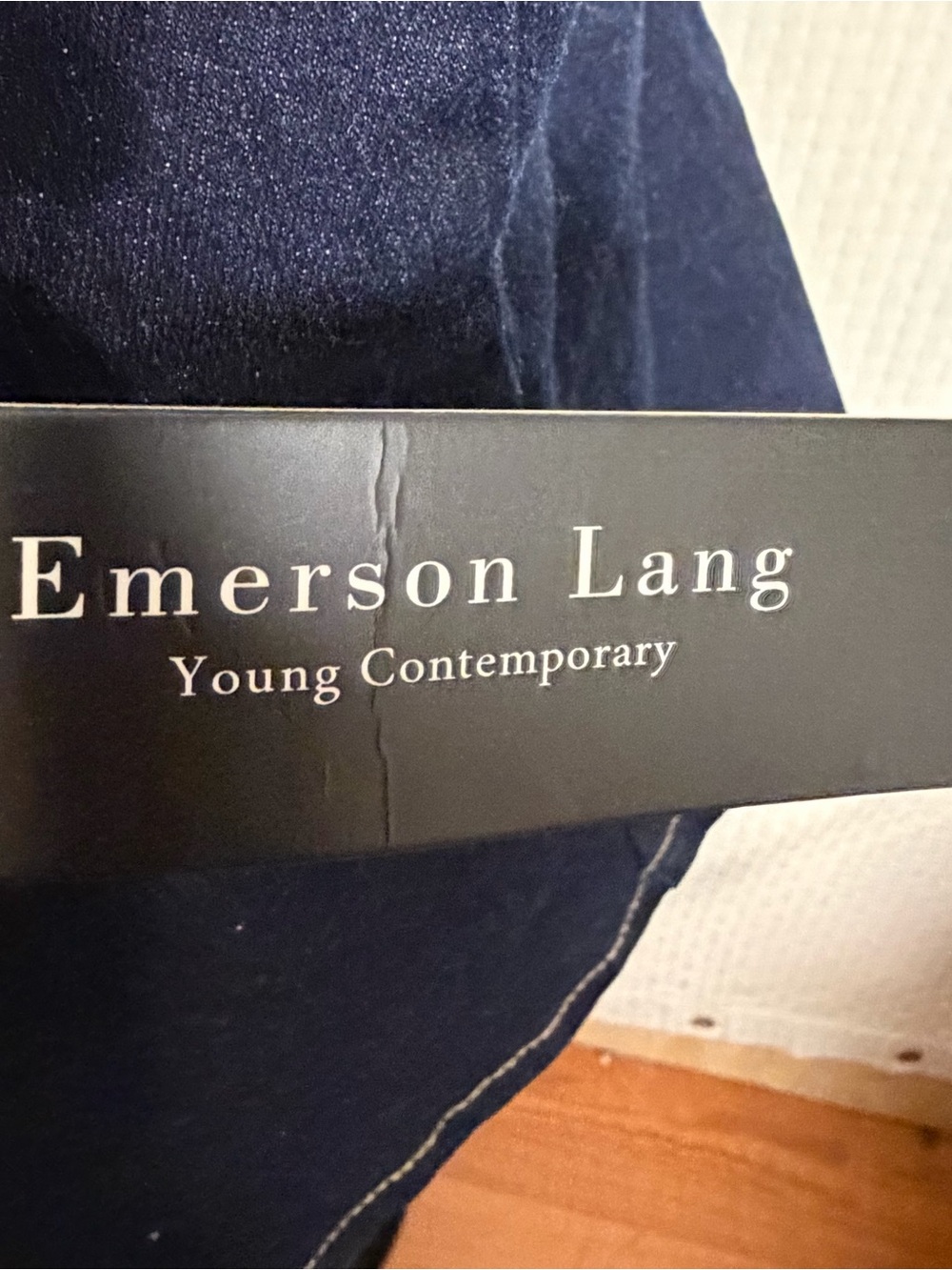 Emerson Lang Dark Denim Vest Stretch Western Boho Festival Fitted Size M NEW - Picture 7 of 12